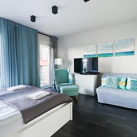 6 Os, Dwupoziomowy 56m2 Z 2 Balkonami דירה *